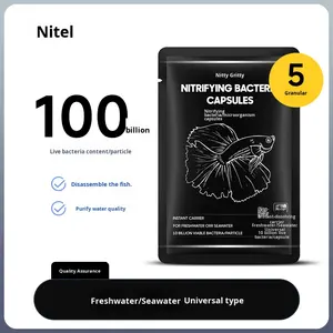 NETLEA Nitrificerende Bacteriën Capsules, Aquarium Visbak Waterreiniger, Verwijdert Ammoniak Nitriet Nitraat, Waterstabilisator - Product Image 2