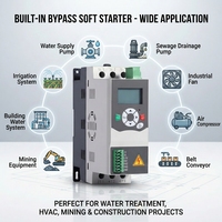 Démarreur progressif électronique 2,2 kW-115 kW 220 V 400 V pour moteur triphasé avec protection contre la perte de phase