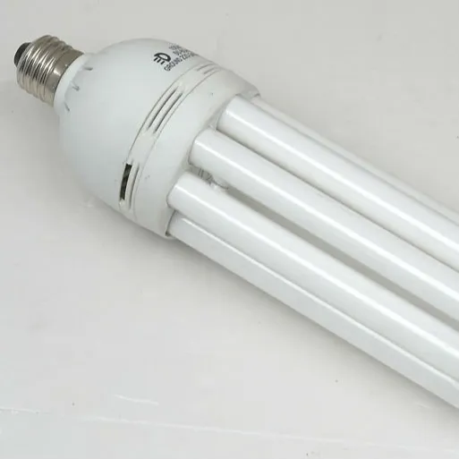 Lámpara fluorescente compacta Precio al por mayor Mini 4U Lámpara de ahorro de energía E27 B22 6500K 3000K 8000H Vidrio CFL 20W 25W 30W 40W 65W 85W