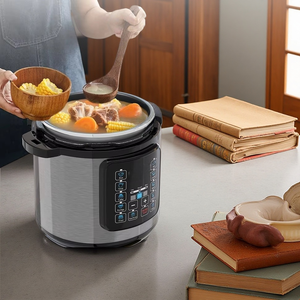 Autocuiseur Électrique Domestique 4L avec 12 Modes de Cuisson : <span class=keywords><strong>Riz</strong></span>, Soupe, Poulet, Bouillie, Haricots, Fonction Maintien au Chaud et Minuterie Préprogrammée - Product Image 1
