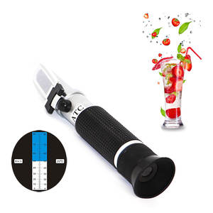 Réfractomètre à vin Brix sucre ours pour bière brassage moût 0-80% réfractomètre à alcool à main Brix Atc - Product Image 4