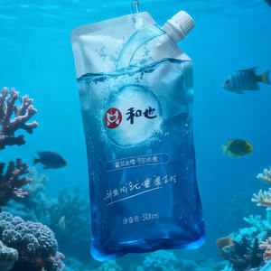 Bolsa de embalaje reciclable impresa personalizada, bolsa de plástico líquido para agua y bebidas, bolsa con boquilla - Product Image 5