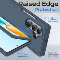 Coque rigide anti-traces de doigts en PC pour Samsung Z Fold 8 Ultra 8 7 6 avec protection intégrale de la charnière et support caché intégré – Housse hybride pour téléphone portable
