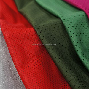 OEM Dry Fit 100% Poliéster Bird Eye Malla Tela Antibacterial Impreso Patrón para <span class=keywords><strong>NBA</strong></span> Jersey Baloncesto Forro - Product Image 4