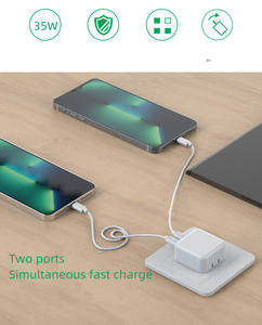 <span class=keywords><strong>Cargador</strong></span> de 35W para adaptador de corriente de calidad <span class=keywords><strong>original</strong></span> <span class=keywords><strong>Cargador</strong></span> de carga rápida de 35W de doble para teléfono 14 13 12 Pro Max - Product Image 5