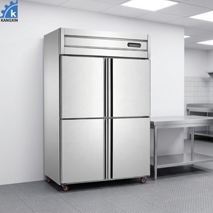Réfrigérateur vertical commercial en acier inoxydable pour l'hôtellerie, congélateur à quatre portes (2/4/6 portes) - Product Image 1