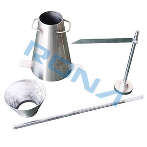 스테인레스 스틸 콘크리트 슬럼프 콘 테스트 장치 슬럼프 콘 테스트 세트 신선한 콘크리트 혼합물 슬럼프 콘 테스트 - Product Image 2