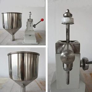Machine de remplissage manuelle A03 la plus vendue pour huile et crème, remplissage de liquides de 50 ml pour l'emballage de boissons, trémie de 10 L pour sachets en verre - Product Image 5