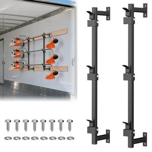 Support pratique pour tondeuse et débroussailleuse pour remorque fermée – Rangement durable en fonte avec conception anti-basculement - Product Image 1