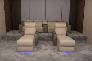 प्रथम श्रेणी के केबिन होम थियेटर सोफे बिजली बहु-समारोह चमड़े झुकनेवाला सीटें संयोजन ऑडियो-दृश्य कमरे सिनेमा बैठने की - Product Image 3