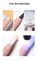 Gel de sculpture 3D professionnel pour nail art, gel de modelage anti-adhésif pour fleurs et sourcils, colle solide pour ongles à forte adhérence