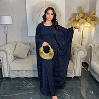 Abaya de style luxueux de Dubaï, grossiste, robe pour femmes, abaya papillon, abaya pour filles, vêtements islamiques, robe musulmane, robe maxi longue