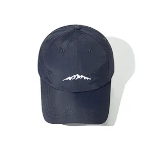 Cappello a 5 pannelli che corre cappellini elastici ripstop cappello curvo cappello ricamato con logo personalizzato cappellini da baseball in poliestere