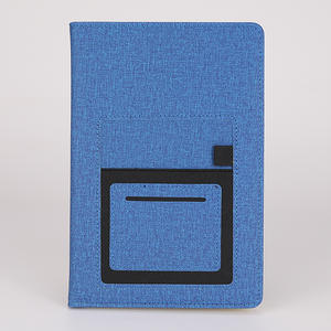 Vendeur chaud cahier A5 personnaliser planificateur couverture rigide collège ligné Journal affaires cahier en cuir PU avec poche - Product Image 6