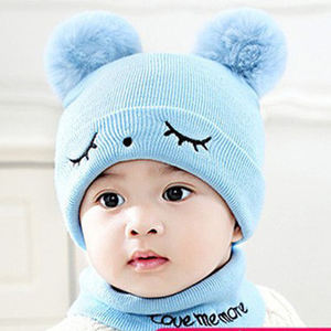 بيع بالجملة تصميم جديد للأطفال ، قبعات شتوية للأطفال ، قبعات عادية مع بوم للأطفال - Product Image 3