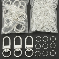 Vente en gros de fermoirs mousquetons en métal de 32 mm pour la fabrication de bijoux DIY, crochets pivotants, ensemble de fermoirs à gâchette, accessoires de quincaillerie OEM ODM
