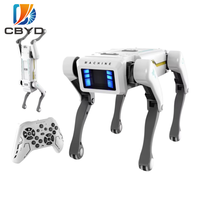 CBYD Nouveau Robot Chien Intelligent Éducatif IA avec Contrôle à Distance par APP, Écran Tactile, Fonctions Vocales, Écran OLED, Android 14 pour Enfants