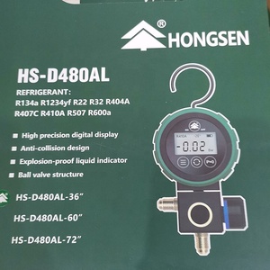 Jauge numérique à collecteur unique HS-D480AL-36 "pour R134a R1234yf R22 R32 R404A R407C R410A R507 <span class=keywords><strong>R600a</strong></span> - Product Image 5