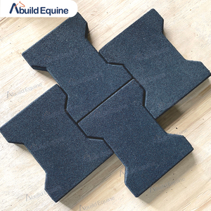 घोड़े के लिए उच्च सुरक्षा इंटरलॉकिंग डॉग बोन रबर फ़्लोर पेवर - Product Image 3