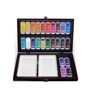 Juego de Pinturas de Acuarela Profesional Superior de 80 Colores, Bandeja de Colores Extra Grande - Product Image 4