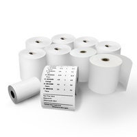 Rouleau de papier thermique pour caisse enregistreuse, fabricant direct, 80x80mm, 57x40mm, impression