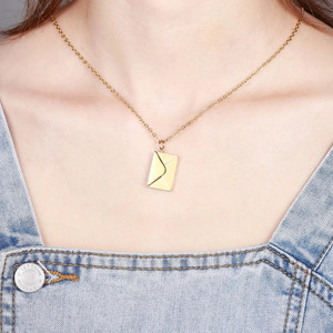 Collier enveloppe avec message - Collier avec message - Product Image 2