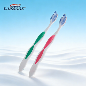 מברשת שיניים רכה למבוגרים, איכותית, נמכרת ביותר, ידית נגד החלקה, לטיפול אוראלי יומיומי - Product Image 1