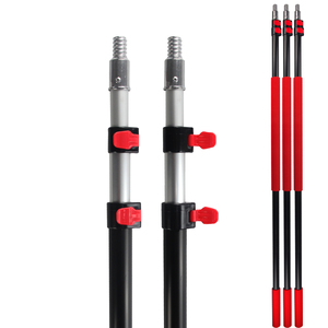 Perche télescopique en aluminium Extentool de 5,4 m (18 pi), légère et réglable, avec long manche pour l'entretien et le nettoyage du <span class=keywords><strong>jardin</strong></span> - Product Image 1