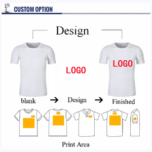 Di alta qualità su misura di base t-shirt in cotone con piccolo Logo stampato o ricamato al di fuori del normale Design tessuto - Product Image 4