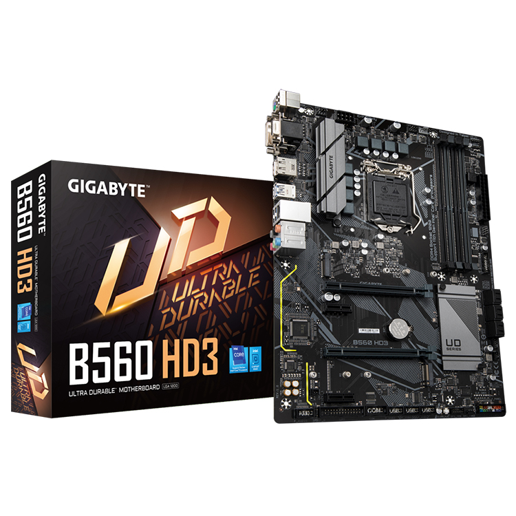 中古GIGABYTE B560 HD3マザーボードIntel Core 5 11400 I5 11500