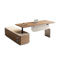 Vente flash, prix d'usine, table de direction classique de taille personnalisée, mobilier commercial, bureau de direction