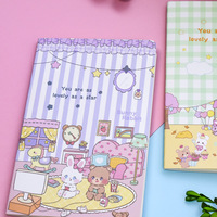 Carnet A5 Linexbook Car Line à motifs mignons, papeterie étudiante, cahier d'exercices, bloc-notes public, vente en gros, couverture rigide légère