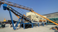 Centrale à béton mobile YHZG60, 60m3/h, station de malaxage portable sans mélangeur pour la construction de routes et autoroutes