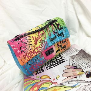 Bolsos de mujer de graffiti al por mayor bolsos de marca famosa 2020 bolsos de mujer al por mayor de fábrica de China - Product Image 2