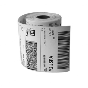 Étiquettes thermiques 4x6, étiquettes d'expédition 4x6, étiquettes thermiques directes 4" x 6" en fanfold - Product Image 4