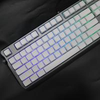 Pbt Tembakan Ganda Tembus Cahaya Latar Oem Kustom Arab Spanyol Rusia Perancis Keyboard Gaming Keycaps