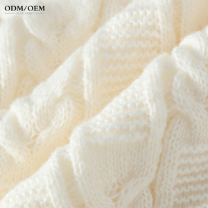 Suéter de Punto Jacquard de Algodón para Hombre, Invierno, Cuello Redondo, Manga Larga, Fabricante OEM/ODM Personalizado - Product Image 6