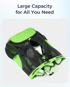 Mesh <b>Swim</b> Backpack with Separate Shoe Compartment Large Capacity Full Open Water Sports Beach <b>Bag</b> - Product Image 4