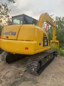 Excavadora sobre orugas Komatsu PC70, máquinas de movimiento de tierra de pequeño tamaño, pc70-8/pc55/pc60, buen precio, pc30 pc01, casi nueva - Product Image 3