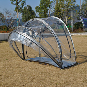Tenda <span class=keywords><strong>in</strong></span> PVC regolabile per 4 persone una camera da letto e soggiorno una veranda completamente trasparente per genitori-bambini che prendono il sole a singolo strato - Product Image 3