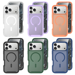 Coque Premium Translucide Mate pour <span class=keywords><strong>iPhone</strong></span> 17 18 Pro Max – Sensation Peau, TPU PC, Chargement Magnétique Sans Fil, Housse de Protection Luxe - Product Image 5