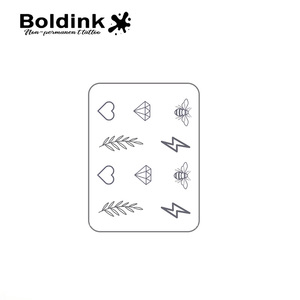 Tatuaje Temporal de Jugo de Jagua Boldink Personalizado, Realista, Micro Pequeño, con Diseño de Abeja y Diamante, Resistente al Agua, de Larga Duración (2 Semanas) - Product Image 5