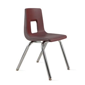 เก้าอี้โรงเรียนพลาสติกทรงสี่เหลี่ยมซ้อนซ้อนซ้อนพลาสติกสำหรับนักเรียนสีกรมท่าเก้าอี้นักเรียนโรงเรียน - Product Image 3