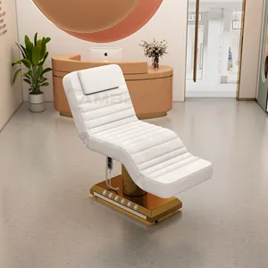 Hot Selling White Massage Table 3 Motors Electric Beauty Equipment Cosmetic Massage Bed