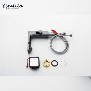 लक्जरी नल वाला डेक सेंसर नल स्वचालित ठंडा और गर्म स्पर्श सेंसर बाथरूम सिंक नल मिक्सर डिजिटल स्क्रीन के साथ नल मिश्रण - Product Image 5