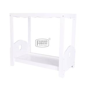 <span class=keywords><strong>Lit</strong></span> <span class=keywords><strong>baldaquin</strong></span> de poupée américaine de 18 pouces, meubles de poupées pour filles, literie non inclus - Product Image 2