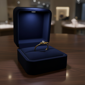 Anillo Minimalista de Oro Sólido de 22K - Joyería Fina de Oro Amarillo 916 Real para Chicas - Anillo de Oro Elegante y Moderno para Uso Diario - Product Image 3