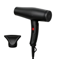 Sèche-cheveux professionnel pour salon de coiffure, moteur DC sans balais 2100W, sèche-cheveux ionique avec buse concentratrice, outil de coiffage