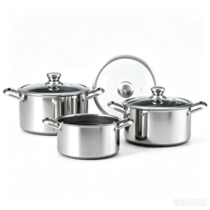 Batterie de cuisine moderne en acier inoxydable, ensemble de casseroles 20/24/<span class=keywords><strong>28</strong></span> <span class=keywords><strong>cm</strong></span> avec couvercle en verre, antiadhésif, compatible lave-vaisselle, pour la cuisine domestique - Vente chaude - Product Image 1