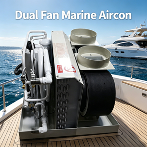 Climatiseur marin automatique de luxe pour yacht 36000 BTU 220V 380V R410A avec double ventilateurs silencieux - Product Image 3